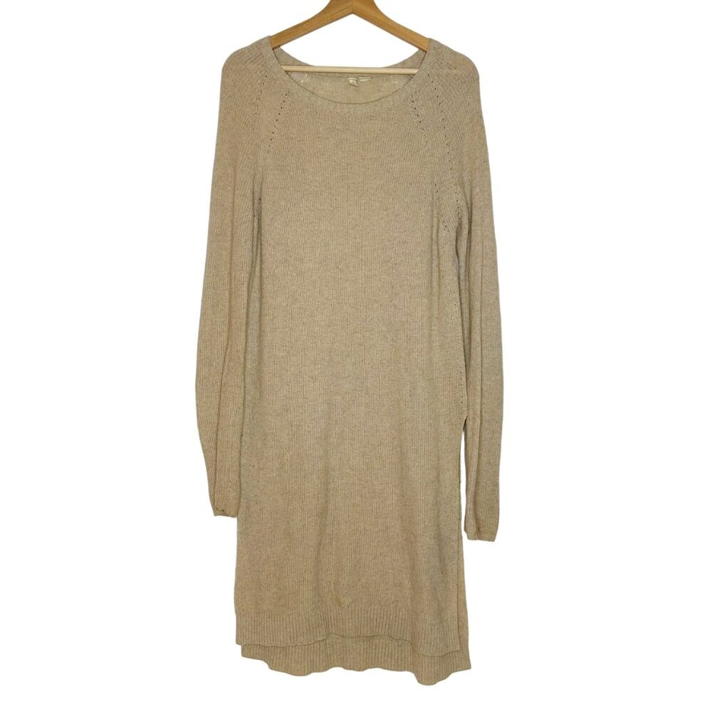 Anthropologie Cream Crew Neck Sweater - Picture 3 of 16